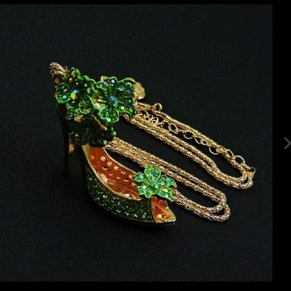 Betsey Johnson High Heel Necklace - Picture 3 of 3